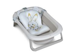 Ванна дитяча складна з матрациком El Camino Plus ME 1151 Cool Gray